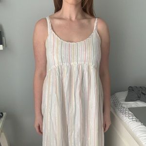 Lou & Grey Shimmer Stripe Babydoll Sundress